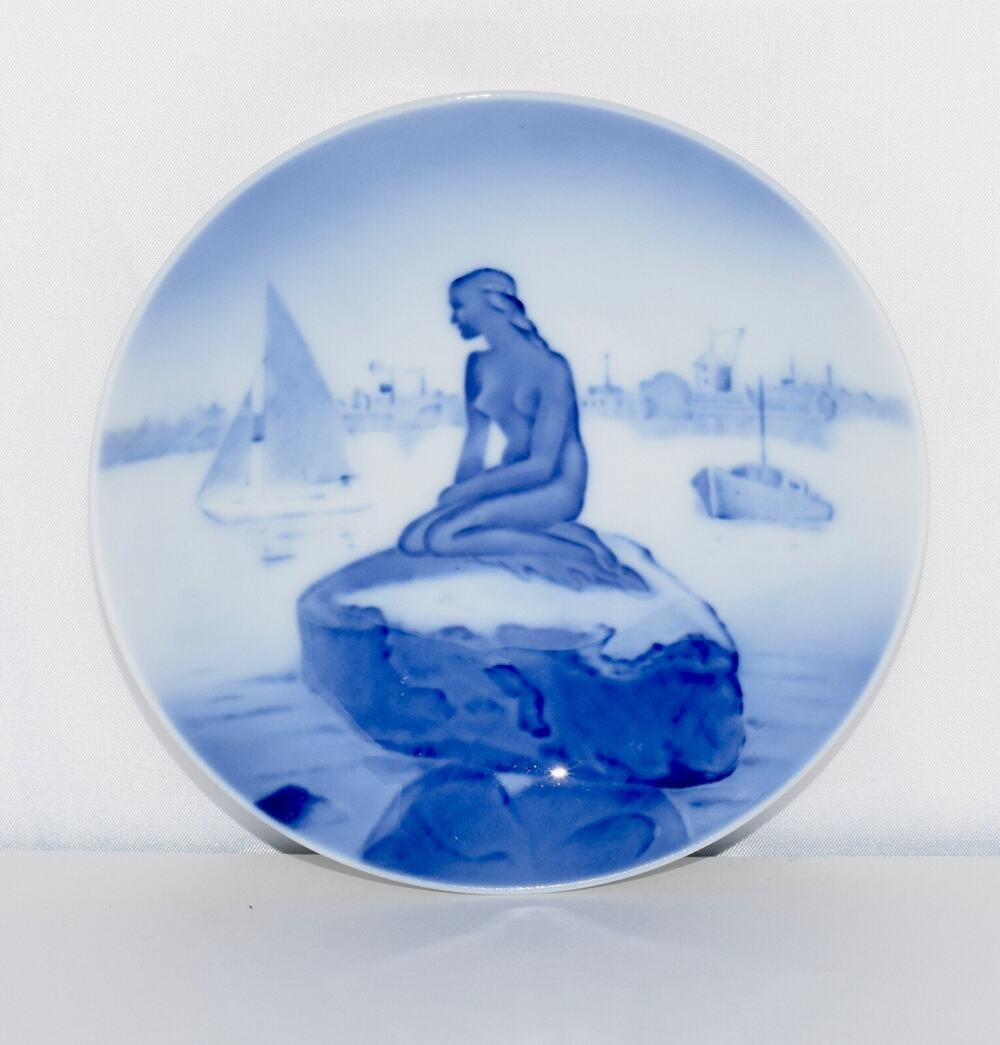 Mid-Century Royal Copenhagen Denmark Langelinie Nautical Trinket / Decor Plate